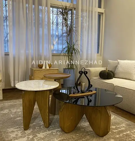 میز جلو مبلی ترکیبی