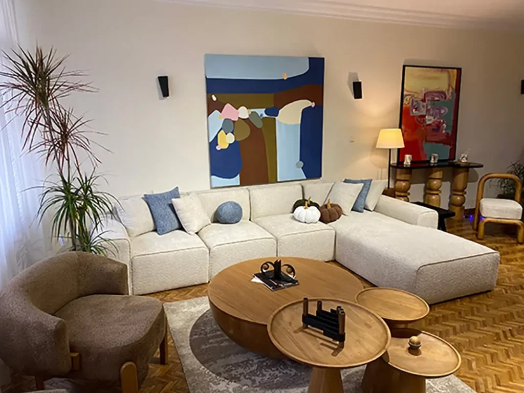 فضای نشیمن مدرن