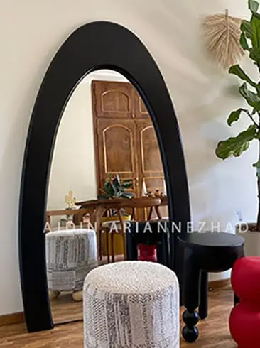 آینه هلالی مشکی