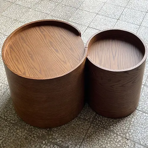 میز دو قلوی چوبی