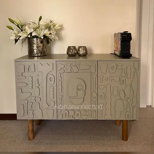کنسول طرح برجسته MDF