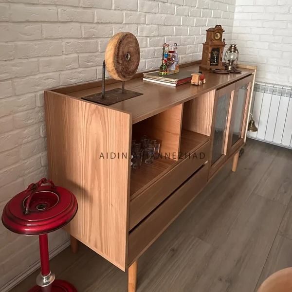 کنسول دکوراتیو چوبی